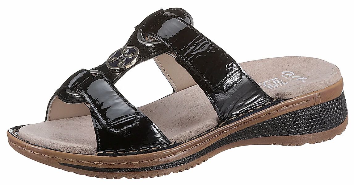 Ara Pantolette "HAWAII", Keilabsatz, Sommerschuh, Schlappen mit Klett günstig online kaufen