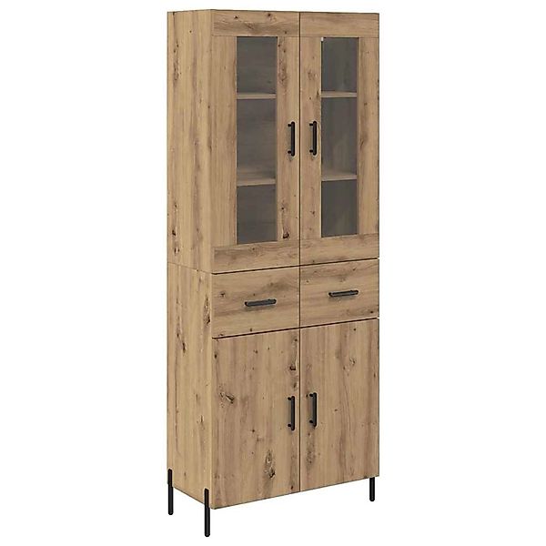 vidaXL Highboard Artisan-Eiche 69,5 x 34 x 180 cm Holzwerkstoff 3415879 günstig online kaufen