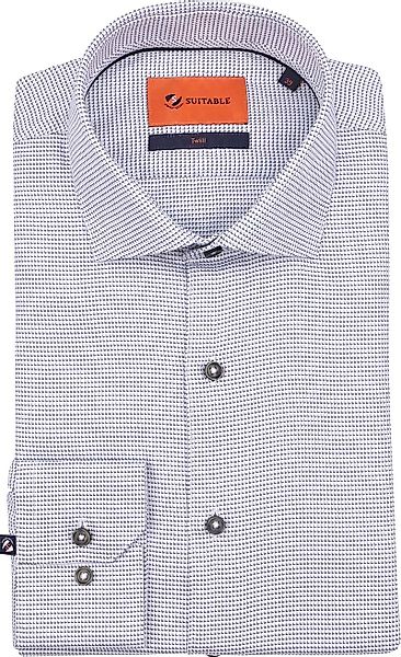 Suitable Hemd Druck Grün Hook - Größe 39 günstig online kaufen