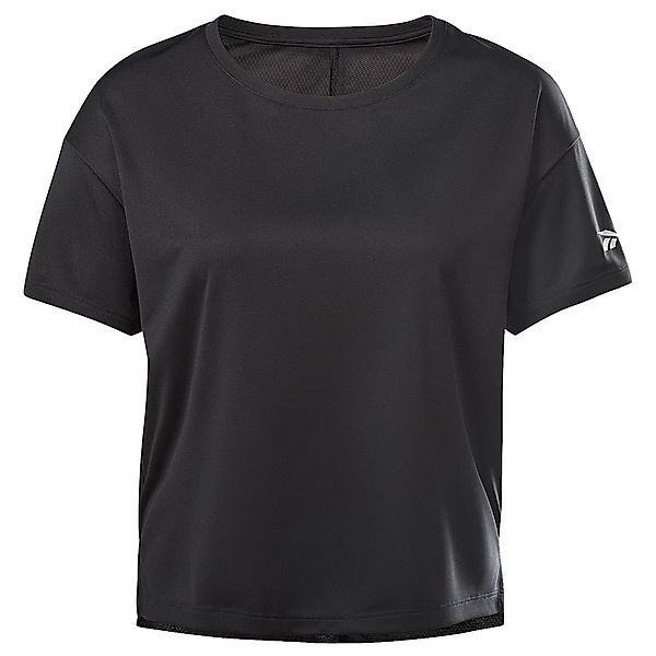 Reebok Workout Ready Comm Poly Solid Kurzärmeliges T-shirt S Night Black günstig online kaufen