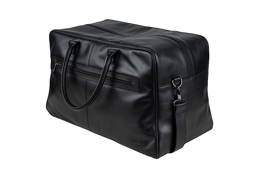 MANTA Weekender Echtleder Reisetasche, Duffle-Bag mit Schuhfach und 16-Zoll günstig online kaufen