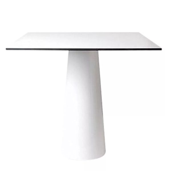 Moooi - Container Tisch quadratisch 70x70cm - weiß/Laminat/H 70cm günstig online kaufen