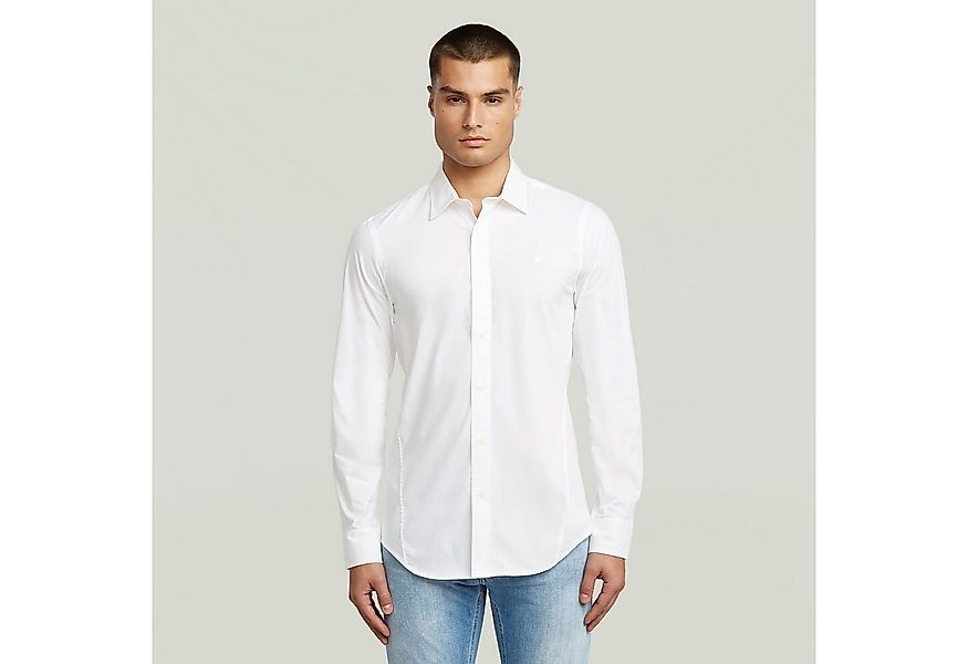 G-STAR Langarmhemd Uniform Slim Shirt ls mit gesticktem Logo günstig online kaufen