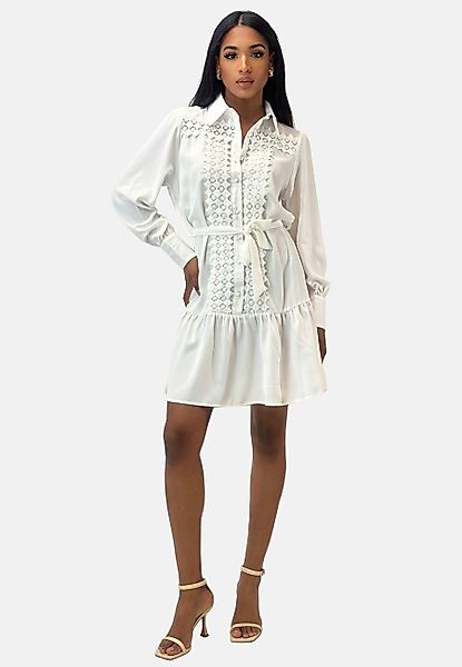Elara Spitzenkleid Elara Damen Rüschenkleid (1-tlg) günstig online kaufen