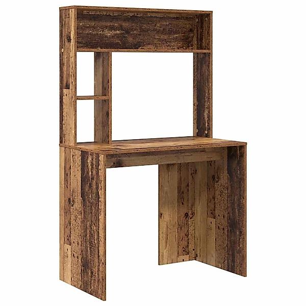 vidaXL Schreibtisch mit Regal Altholz 91 x 50 x 149 cm Holzwerkstoff 869264 günstig online kaufen