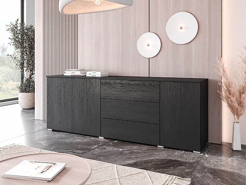 INOSIGN Sideboard "PARIS", (1 St.), Moderne 190cm breite grifflose Kommode, günstig online kaufen