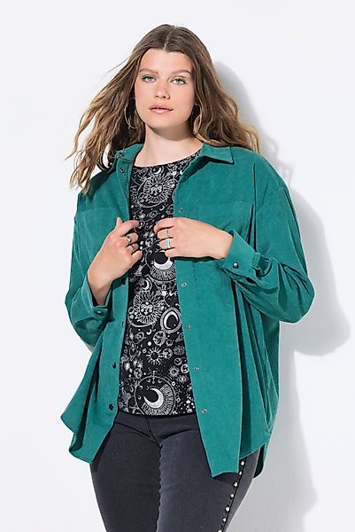 Studio Untold Hemdbluse Cord-Hemd Stretch oversized günstig online kaufen