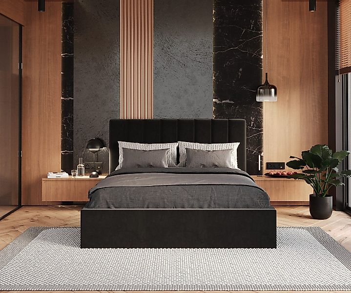thematys Polsterbett Stauraumbett aus Velours Bett 120x200, 140x200, 160x20 günstig online kaufen