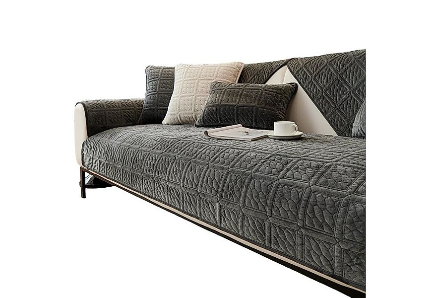 Coonoor Sofaschoner Milchsamt Superweiche Sofa Überzug L Form U 1/2/3/4 Sit günstig online kaufen