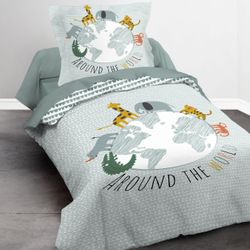 Familando Kinderbettwäsche Around the World 135x200 günstig online kaufen