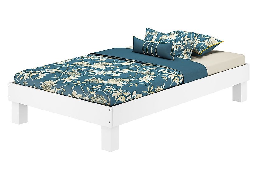 ERST-HOLZ Bett Hohes Einzelbett Gästebett Buche günstig online kaufen