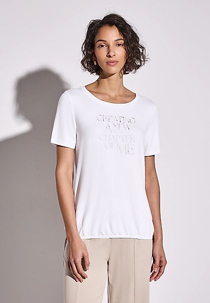 STREET ONE T-Shirt, mit Elastiksaum günstig online kaufen