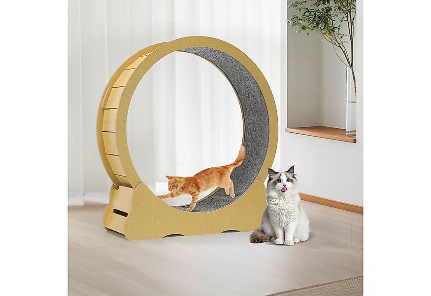 oyajia Tier-Intelligenzspielzeug Katzenlaufrad, MDF, MDF, Innendurchmesser günstig online kaufen