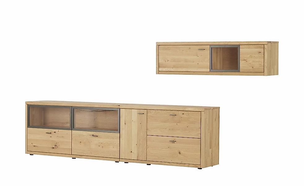 WÖSTMANN Wohnwand  WM 2250 ¦ holzfarben ¦ Maße (cm): B: 343 H: 145 T: 45.0 günstig online kaufen