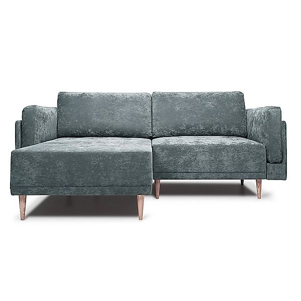 VitaliSpa® Ecksofa Cali, Grau, 236 x 172 cm, Schlaffunktion günstig online kaufen