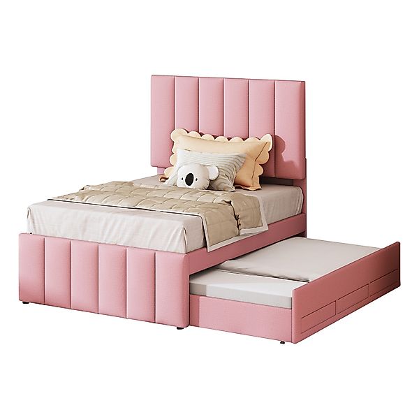 Flieks Polsterbett, Einzelbett 90x200cm mit 3 günstig online kaufen