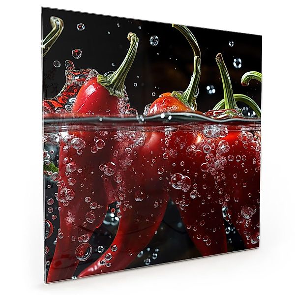 Primedeco Küchenrückwand Spritzschutz, Herdblende aus Glas günstig online kaufen