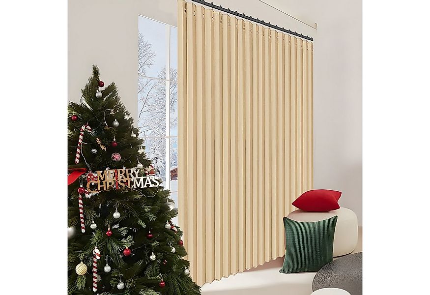 Jibenhome Vorhang Extra breite Raumteiler Vorhang für Terrassentür, Wasserd günstig online kaufen