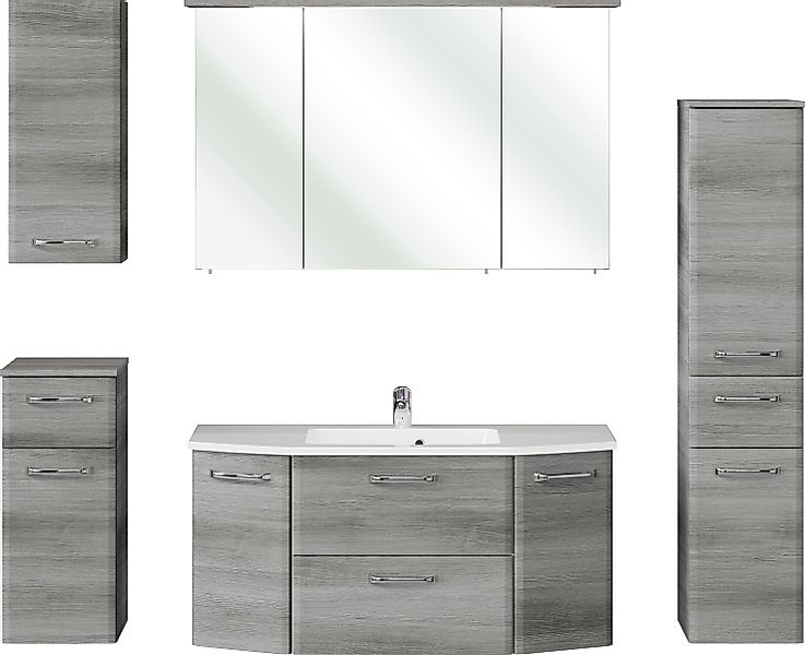 Saphir Badmöbel-Set Quickset 5-teilig, Mineralmarmor-Waschtisch und günstig online kaufen