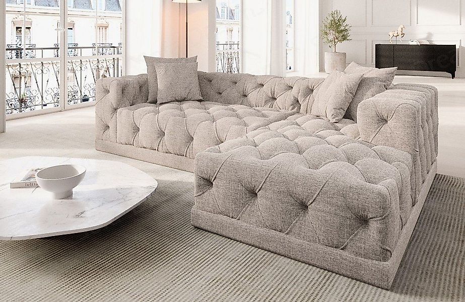 Sofa Dreams Ecksofa Strukturstoff Stoff Polster günstig online kaufen