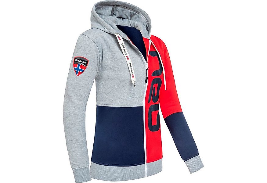 Nebulus Sweatjacke NEBSTER, P6114 - Damen, navy-rot-grau, XL/42 günstig online kaufen