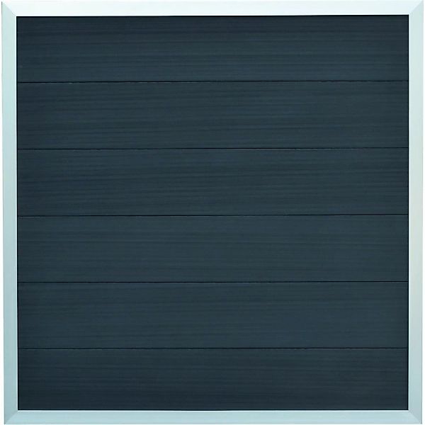 T & J WPC-Zaun Malö Anthrazit 180 x 180 cm günstig online kaufen