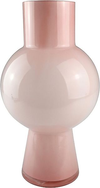 AM Design Dekovase aus roséfarbenem Glas, verleiht einen sanften Farbakzent günstig online kaufen
