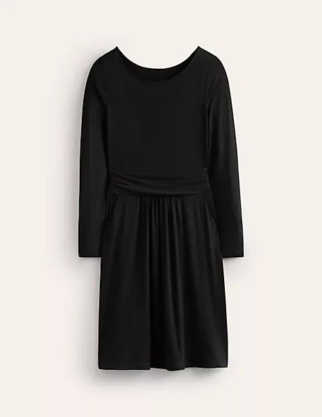 Abigail Jersey-Kleid Damen Boden, Schwarz günstig online kaufen