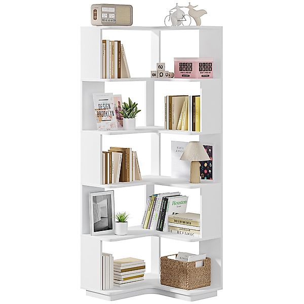 Tribesigns Bücherregal Standregal 6 Etagen, 165cm günstig online kaufen