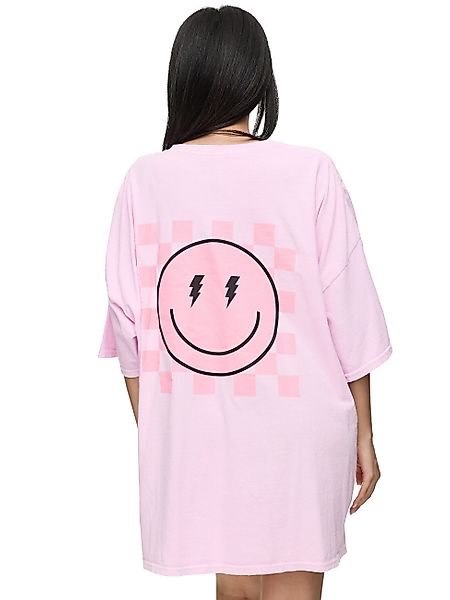 Worldclassca T-Shirt Worldclassca Oversized Print SMILE HAPPY T-Shirt Somme günstig online kaufen