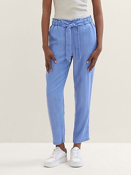 TOM TAILOR Denim Stoffhose Paperbag Hose günstig online kaufen