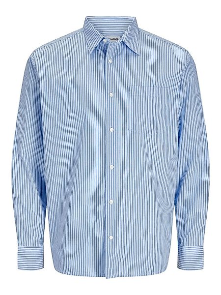 Jack & Jones Langarmhemd "JJECODY POPLIN SHIRT LS SN" mit Streifen Muster günstig online kaufen