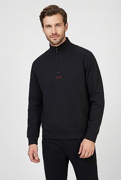 HUGO Sweatshirt Troyerkragen mit Reißverschluss günstig online kaufen