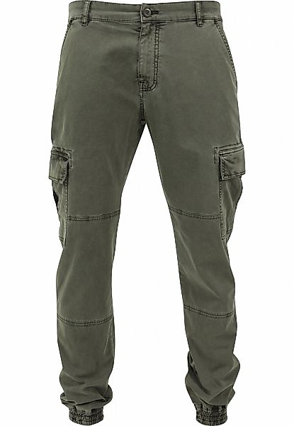 URBAN CLASSICS Cargohose "Urban Classics Herren Washed Cargo Twill Jogging günstig online kaufen