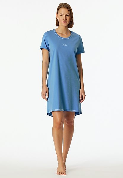 Schiesser Nachthemd Casual Essentials mit Statement-Print günstig online kaufen