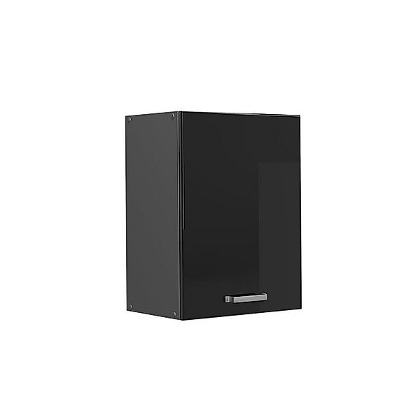 Vicco Hängeschrank R-Line, Schwarz Hochglanz/Anthrazit, 45 günstig online kaufen