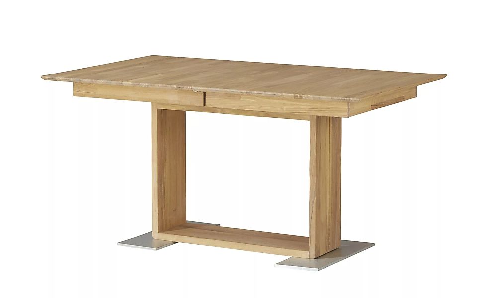 Woodford Säulentisch ausziehbar  Mila - holzfarben - 90 cm - 75 cm - Tische günstig online kaufen