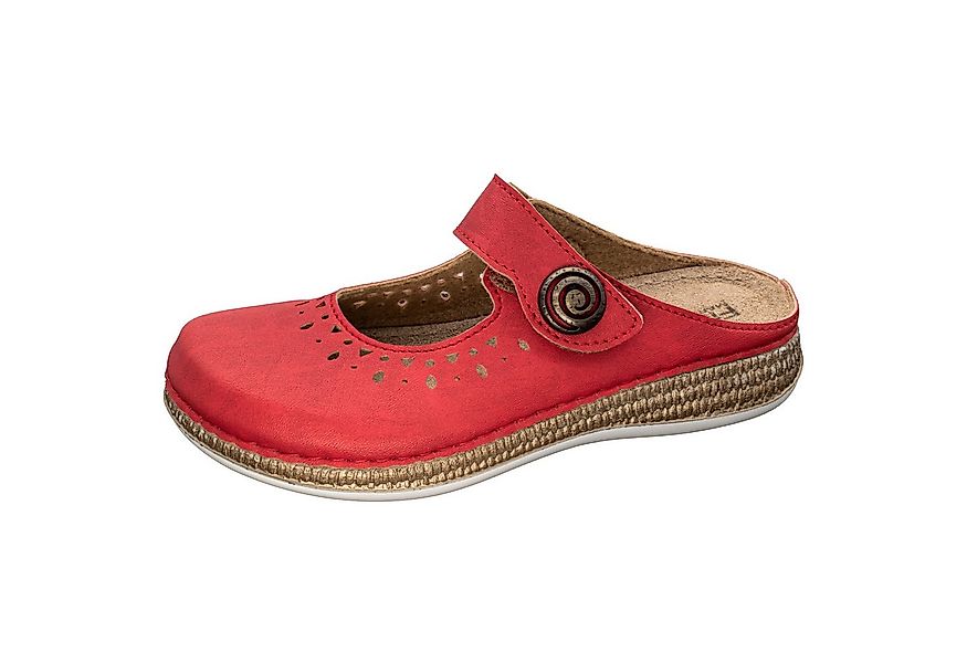 Fischer-Markenschuh Tanja Pantolette aus Vegano (Lederimitat), mit Fleecefu günstig online kaufen