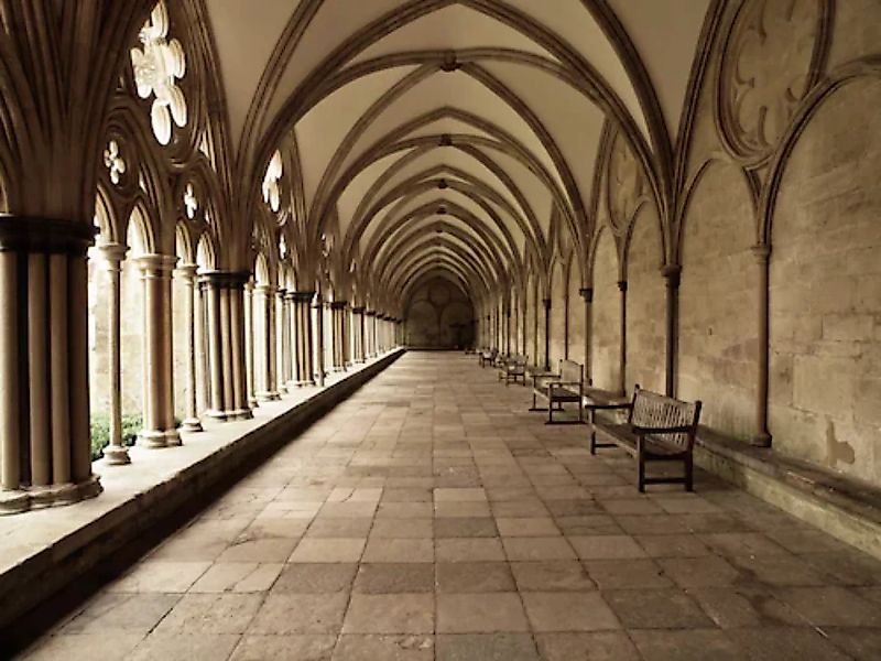 Papermoon Fototapete »Cathedral Archway« günstig online kaufen