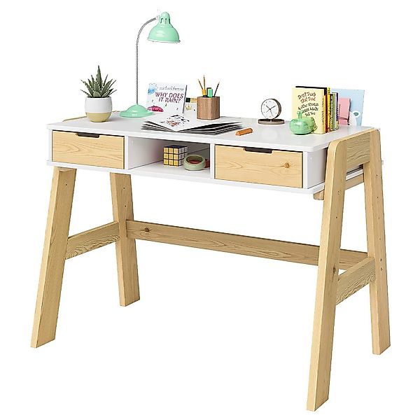Bellabino Kinderschreibtisch Campo, höhenverstellbar 56-75 cm günstig online kaufen