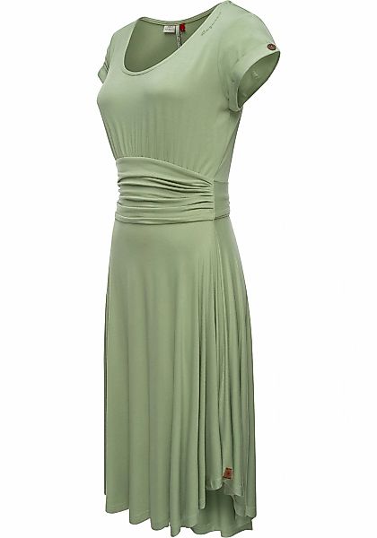Ragwear Sommerkleid "Yvone Solid", leichtes Jersey-Kleid mit Taillengürtel günstig online kaufen