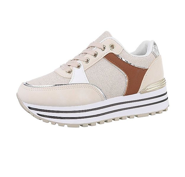 Ital-Design Damen Low-Top Freizeit Sneaker (86188203) Keilabsatz/Wedge Snea günstig online kaufen