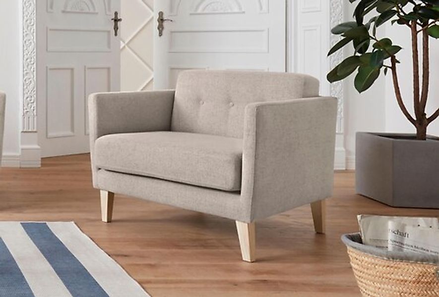 andas Sessel »Raadal«, in skandinavischer Optik, mit Knopfheftung, Design b günstig online kaufen