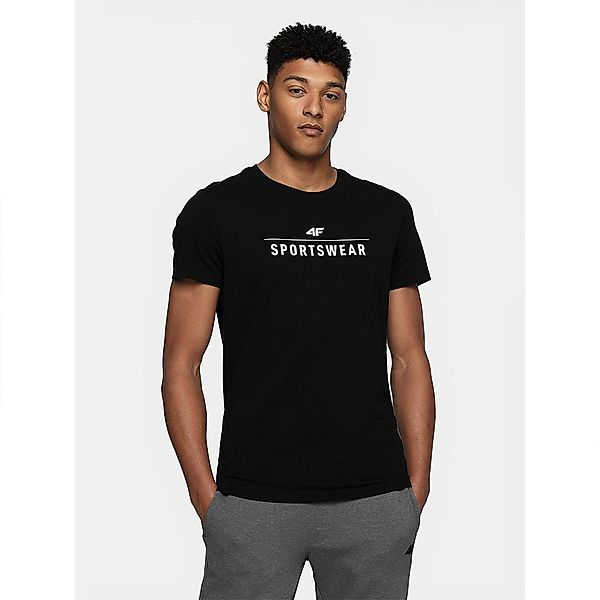 4f Kurzärmeliges T-shirt XL Deep Black günstig online kaufen