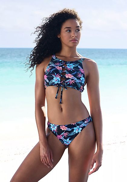 KangaROOS Bikini-Hose "Agave", mit floralem Druck günstig online kaufen