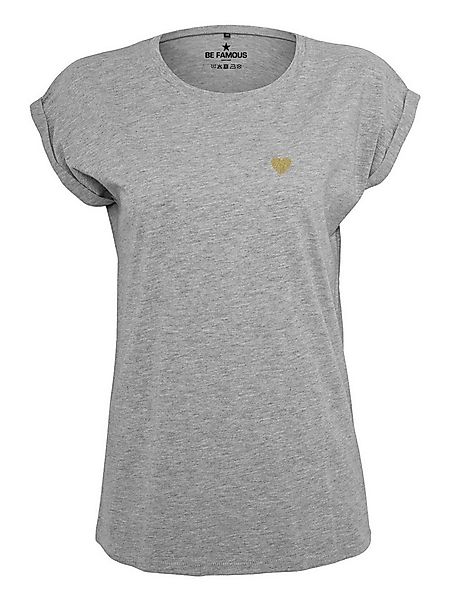 Be Famous Print-Shirt Classic Roll Up Heart (1-tlg., keine) günstig online kaufen