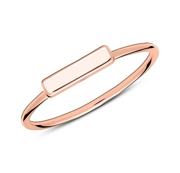 lanii Silberring lanii Ring im Stäbchen Design aus 925er Silber, rosévergol günstig online kaufen