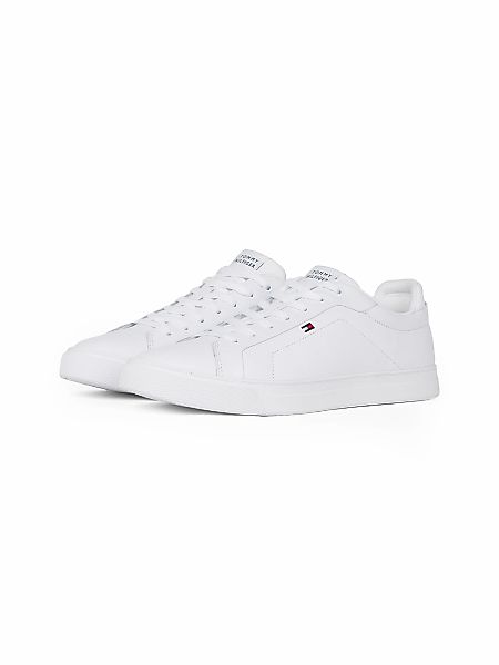 Tommy Hilfiger Sneaker "ICON COURT LTH FLAG ESS", Freizeitschuh, Halbschuh, günstig online kaufen