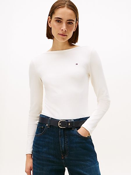 Tommy Hilfiger Langarmshirt SLIM 5X2 RIB günstig online kaufen
