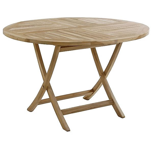 More2Home Gartentisch FLEX, Teakholz massiv, rund günstig online kaufen